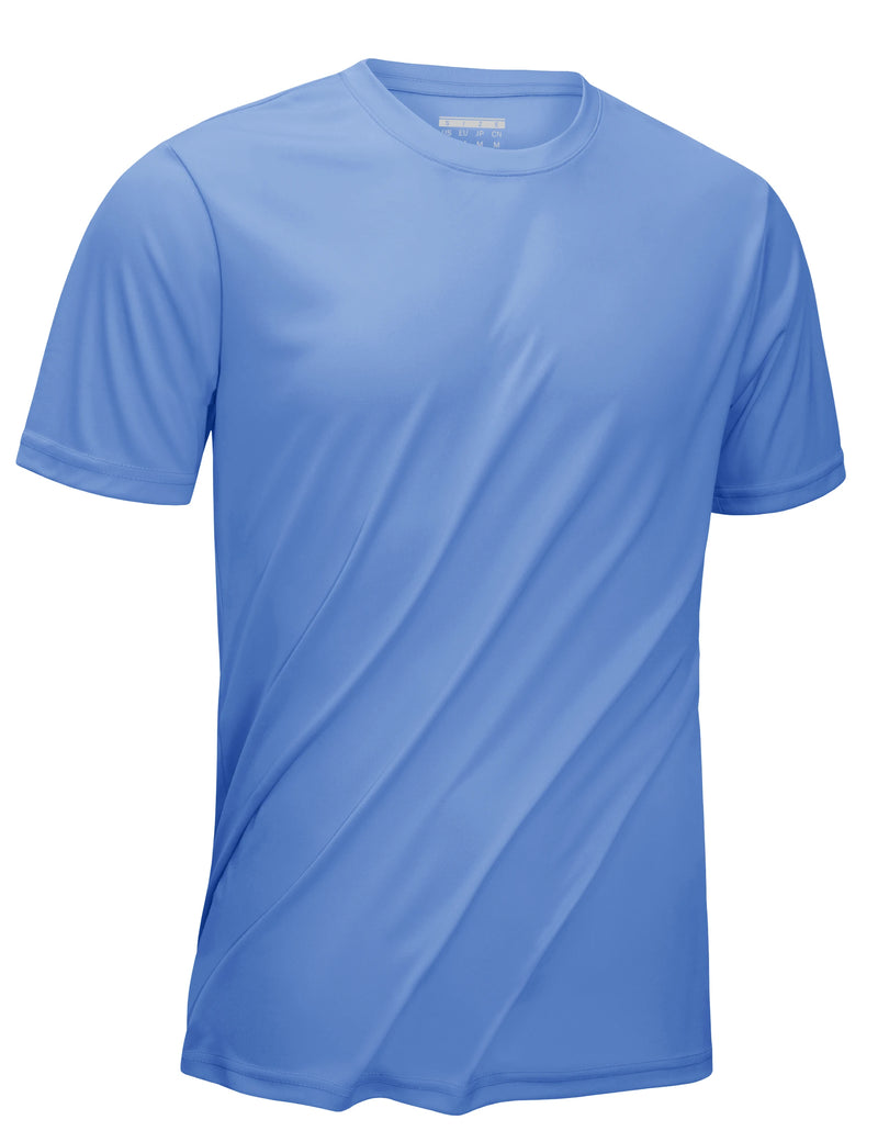 TACVASEN UPF 50+ Summer Performance T-shirts Mens Sun Protection Tee Shirts Gym Sports Athletic Running Swim Casual T-shirt Tops