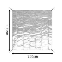Naturehike Foil Blanket Waterproof Camping Mat Awning Sand Free Beach Mat Travel Hiking Picnic Mat Outdoor Rug Picnic Blanket
