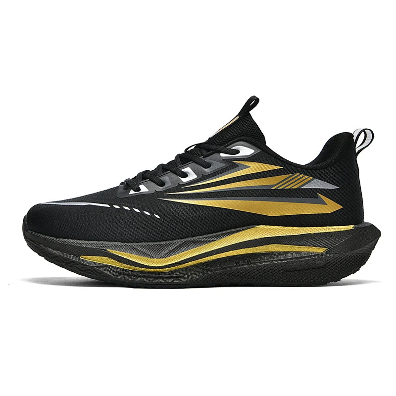 Unisex Sports Shoes Breathable Casual Professional Running Shoes Teenagers Anti Slip Shock-absorbing Thick Soled Training Shoes