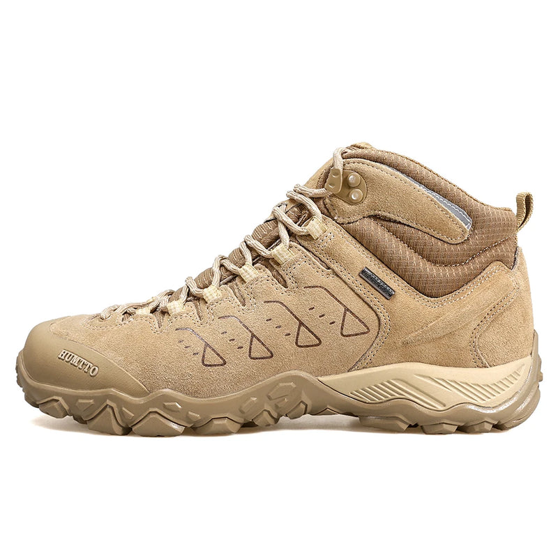 HUMTTO Winter Sports Trekking Shoes for Men 2022 Waterproof Hiking Boots Luxury Designer Outdoor Climbing Hunting Mens Sneakers