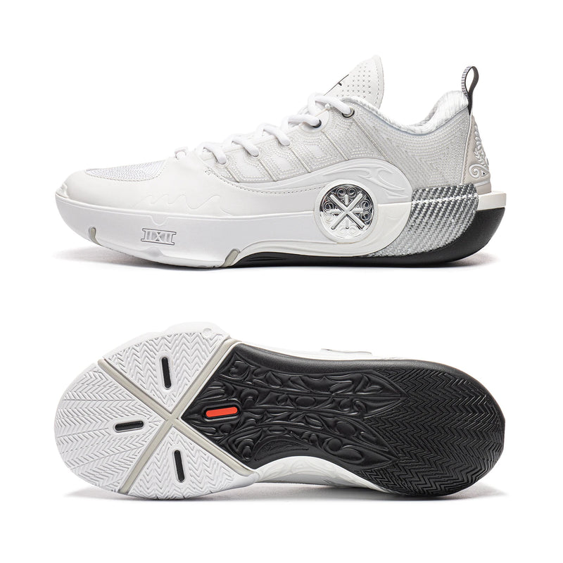 ស្បែកជើងបាល់បោះអាជីព Li-Ning សម្រាប់បុរស WAY OF WADE 12 SUPER BOOM ធ្វើពីសរសៃកាបូន LiNing សម្រាប់ការប្រកួត ABAV085