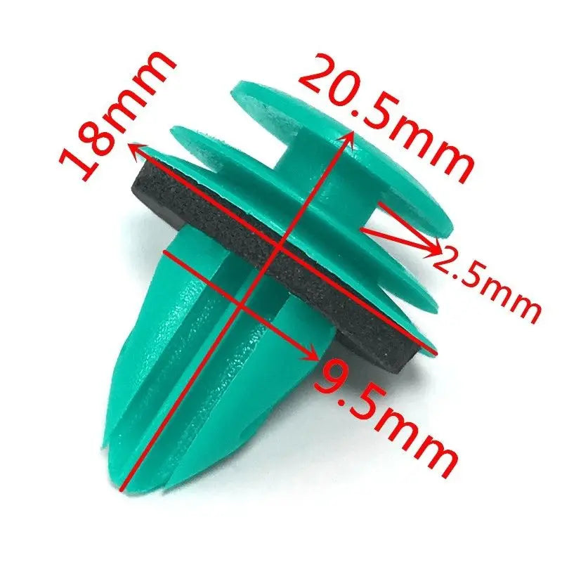 SEAMETAL 100pcs Auto Door Panel Clip Universal Nylon Retaining Clips Car Bumper Door Buckle for Fastener Rivets Car Accessories