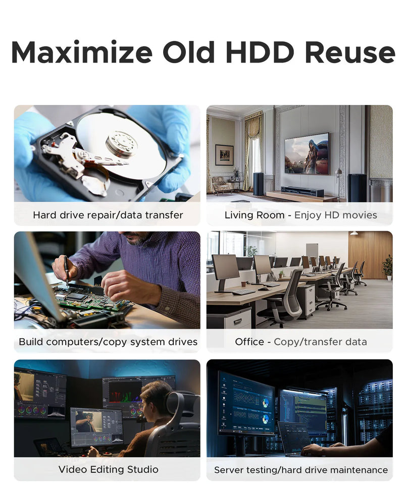 ORICO HDD Drive Adapter USB 3.0 to SATA Cable SATA Converter SATA Adapte For 2.5'' HDD/SSD External Hard Drive Disk