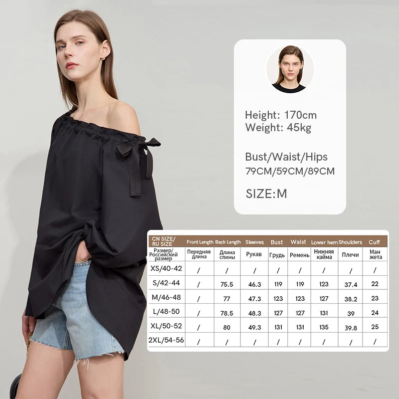 អាវ Amii Minimalist Casual សម្រាប់នារី រដូវក្តៅ ឆ្នាំ២០២៥ ថ្មី សម្រាប់នារីការិយាល័យ ពណ៌ស្រស់ឆើតឆាយ រលុង ងាយស្រួលពាក់ 12542170