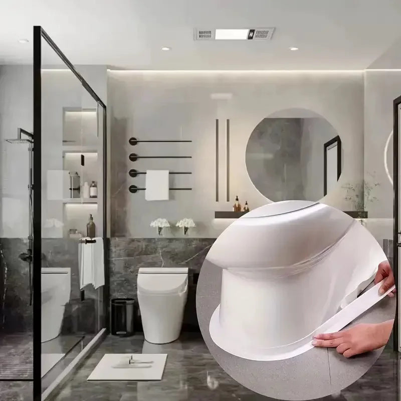 Kitchen and Bathroom Sink Gaps, Beautiful Seams, Toilet Seat Stickers, Wall Corner Sealing Strips, Adhesive Strips