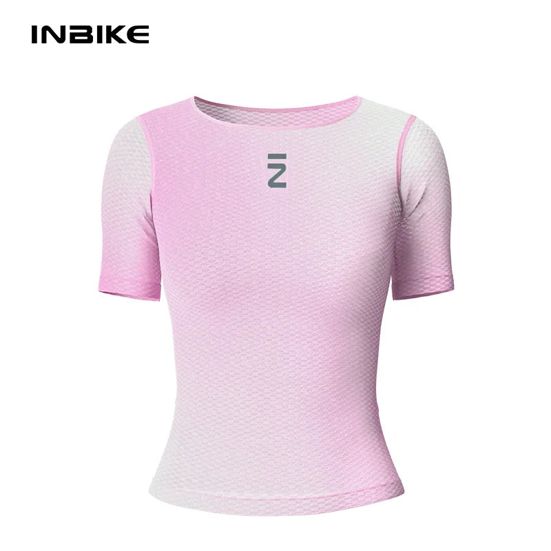 INBIKE 2024 New Women‘s Cycling Underwear Base Layer Bike Base Tops Bicycle Sweatshirt Tank Road Bike Undershirts Clothing