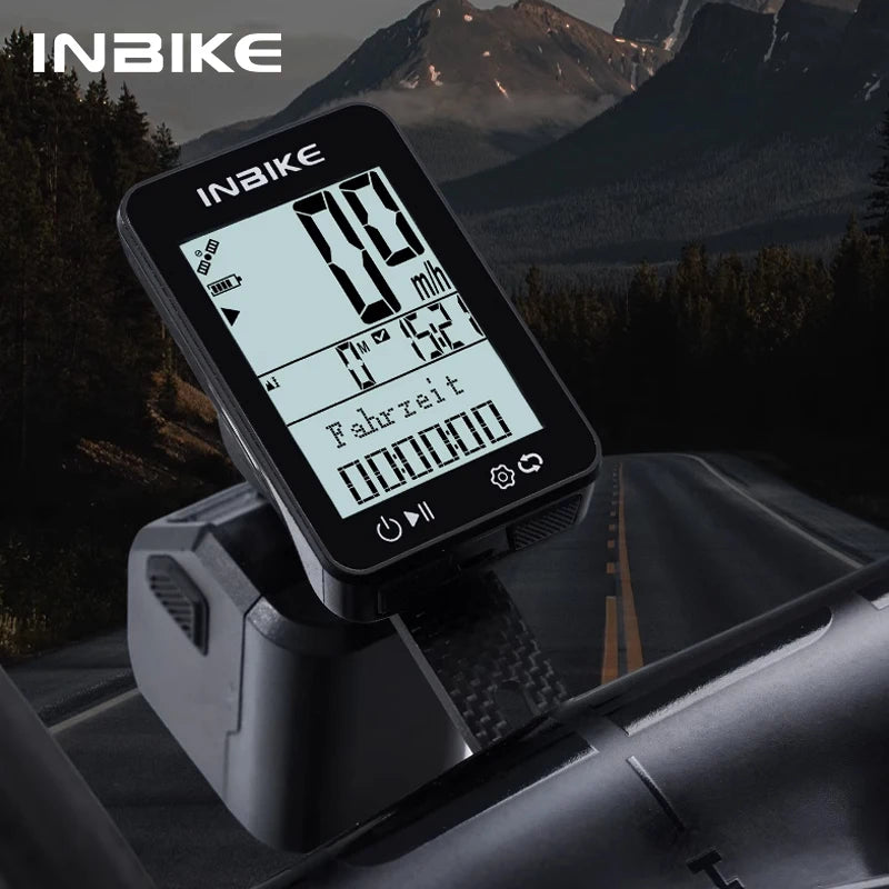 INBIKE Bike Computer GPS Speedometer Odometer Wireless Cycling Computer for Road Mountain Bikes Speed Smart Bicycle Accessories