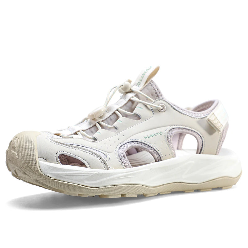 HUMTTO Summer Sandals New Style Sports Fashion Women's Anti-slip Quick-dry Outdoor Tracing Shoe for Woman Closed-toe Beach Shoes