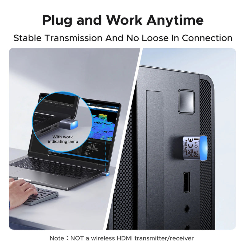 UGREEN 【4 Pack】 4K HDMI Display Emulator & HDMI Dummy Plug – Virtual Monitor for Gaming & Screen Lock Bypass Adapter