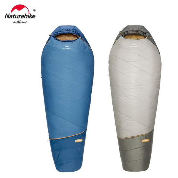Naturehike MG120 MG270 Mummy Sleeping Bag -2~5℃ Ultralight Camping Hiking Cotton Warm Thermal Winter Machine Washable Tour Gear