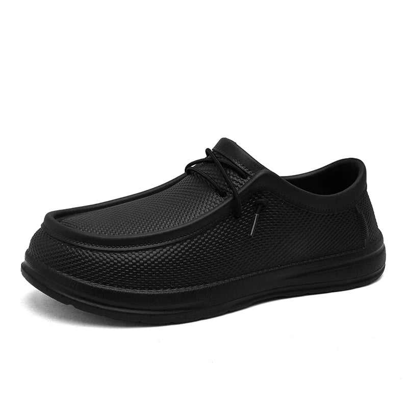 Hotel Chef Shoes Four Season Soft Sole Anti-Skid Oil-Proof Men Plus Size Kitchen Work Shoes Garden Shoes Labor Shoe Fishing Shoe