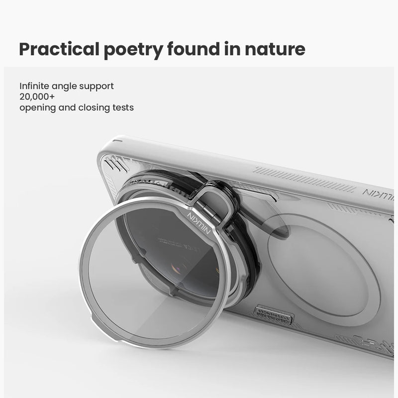 NILLKIN For Xiaomi 17 Ultra Magsafe Case Iceblade Prop With Camera Holder Shockproof Back Cover for Mi 17 Ultra Magnetic Case