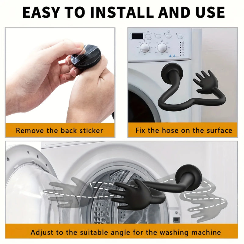 Washer & Dryer Door Prop -Easy-to-Use, Bendable,Sturdy Stopper for Fresh &Odor-Free Appliance Maintenance,Washer Dryer Accessory