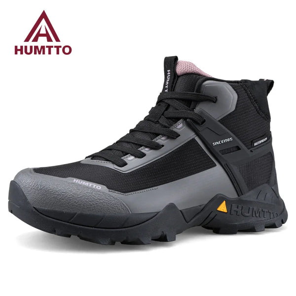 HUMTTO Women Winter Hiking Boots Designer Womens Trekking Shoes Breathable Non-slip Outdoor Camping Casual Sneaker for Woman