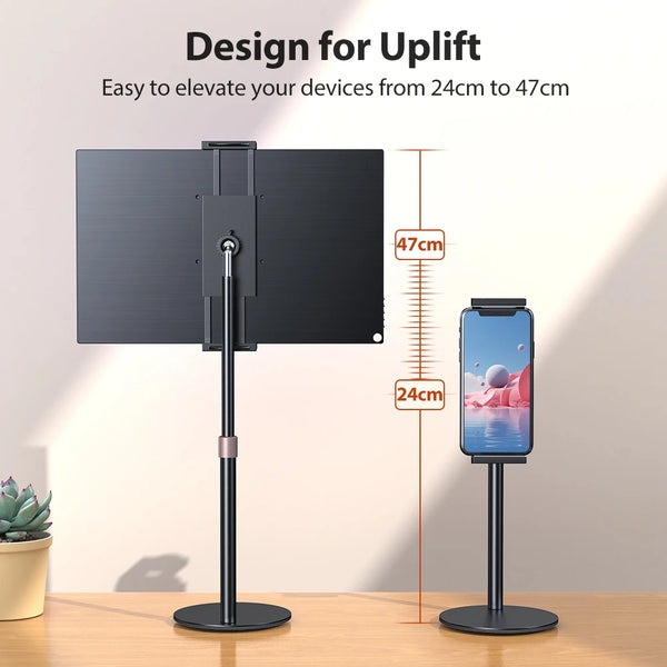 ជើងទ្រម៉ូនីទ័រចល័ត UPERFECT UStand D6 សម្រាប់ដាក់លើថេប្លេតទំហំ 13.3 អ៊ីញ - 17.3 អ៊ីញ ជើងទ្រម៉ូនីទ័រធ្ងន់ ជើងទ្រធំទូលាយ ជាមួយជើងទ្រទំហំ 4.7 អ៊ីញ - 17 អ៊ីញ