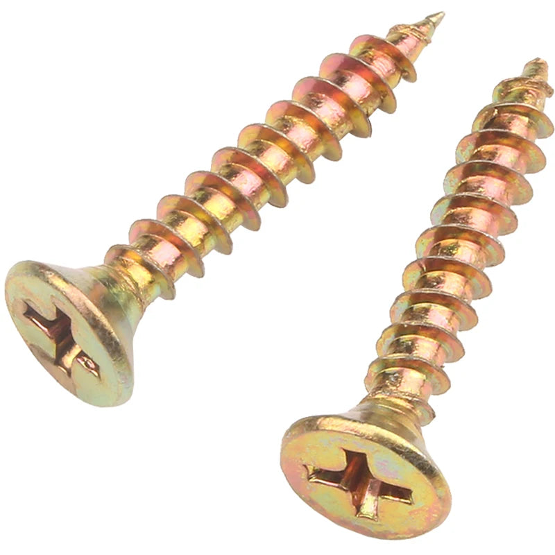 Color zinc drywall nails Phillips hardened self-tapping screws Gypsum wallboard nails Countersunk head fiber tapping nails