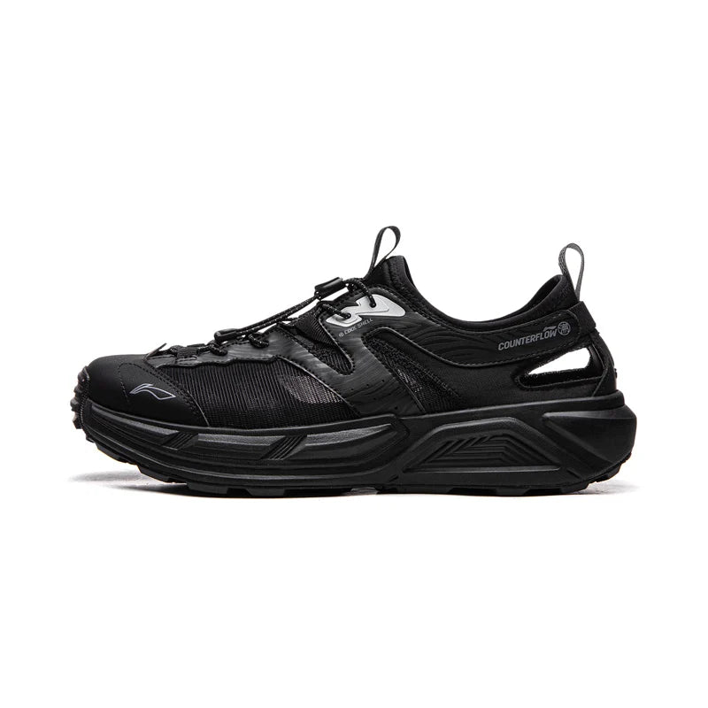 ស្បែកជើងកវែង Li-Ning Unisex WUI COBBLES សម្រាប់ពាក់ក្រៅផ្ទះ មានខ្យល់ចេញចូលបានល្អ ស្រូបយកឆក់ ទម្ងន់ស្រាល រឹងមាំ ស្បែកជើងកវែងសម្រាប់ដើរលេងកម្សាន្ត AGHW003