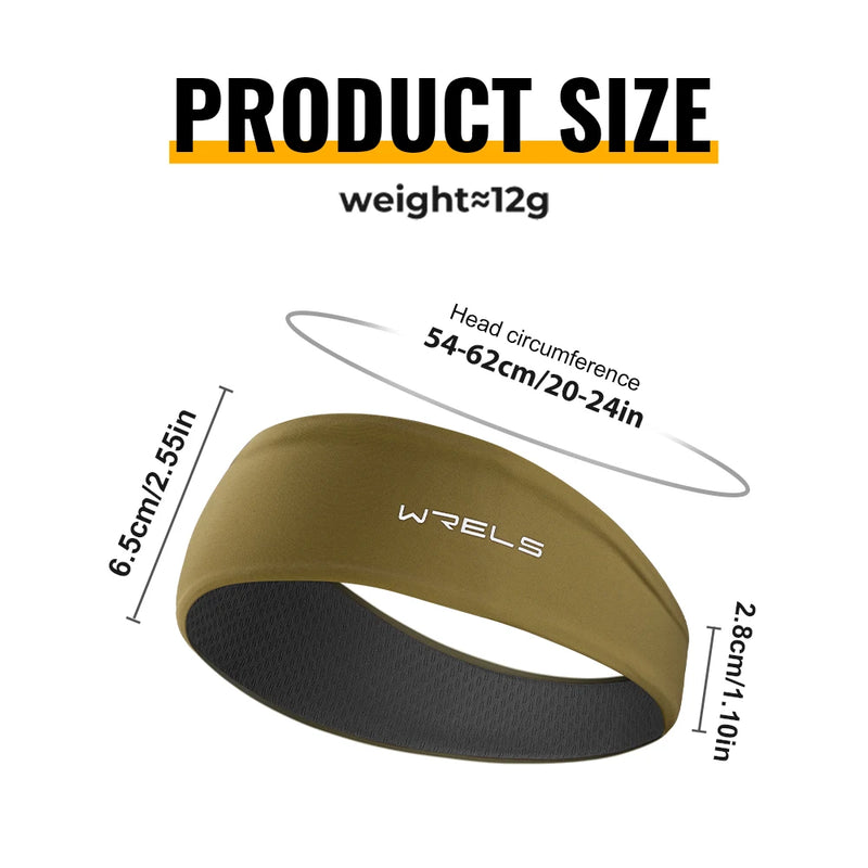 WRELS Sports Headband for Yoga Fitness Workout Breathable Headband Running Sweat Bands Sweat Wicking Non Slip Unisex Hairband