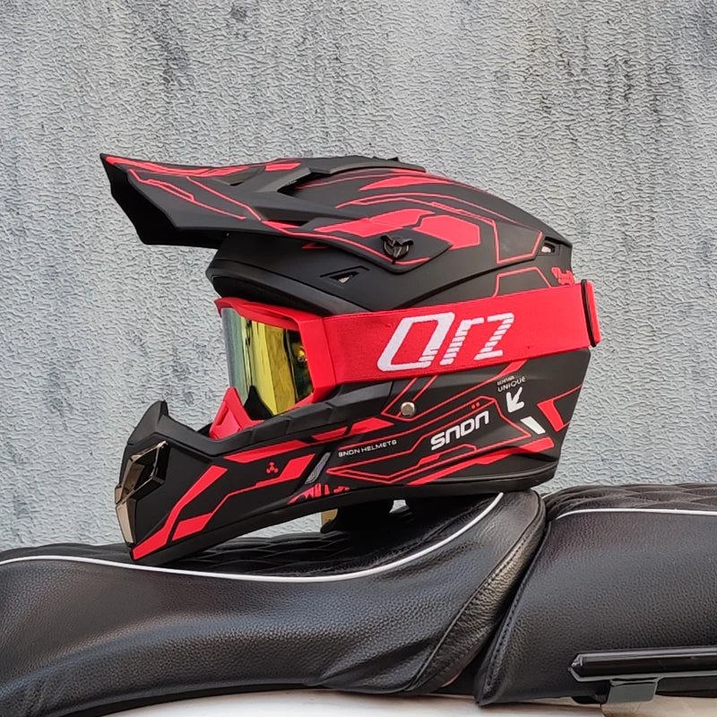 ORZ high-quality off-road motorcycle helmet Kask Cross Downhill Soporte Casco off-road helmet ATV downhill helmet
