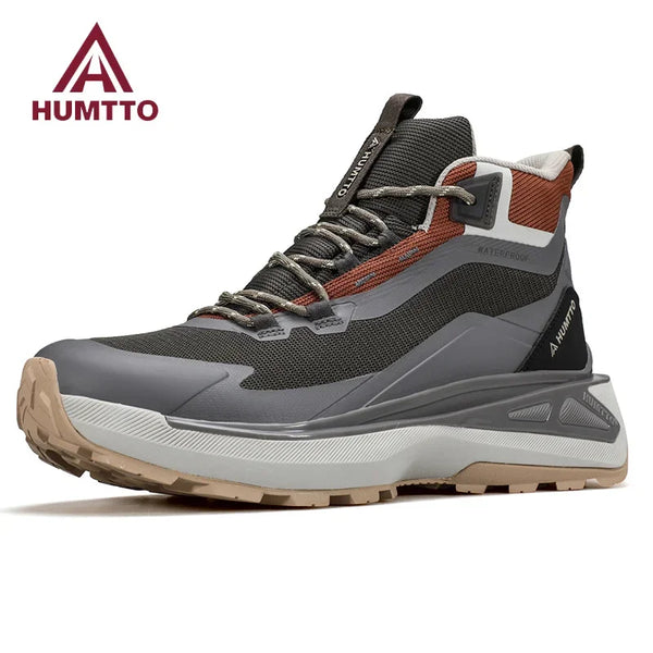 HUMTTO Hiking Shoes Breathable Trekking Boots for Men Outdoor Camping Men's Sports Shoes Winter Rubber Safety Work Sneakers Man