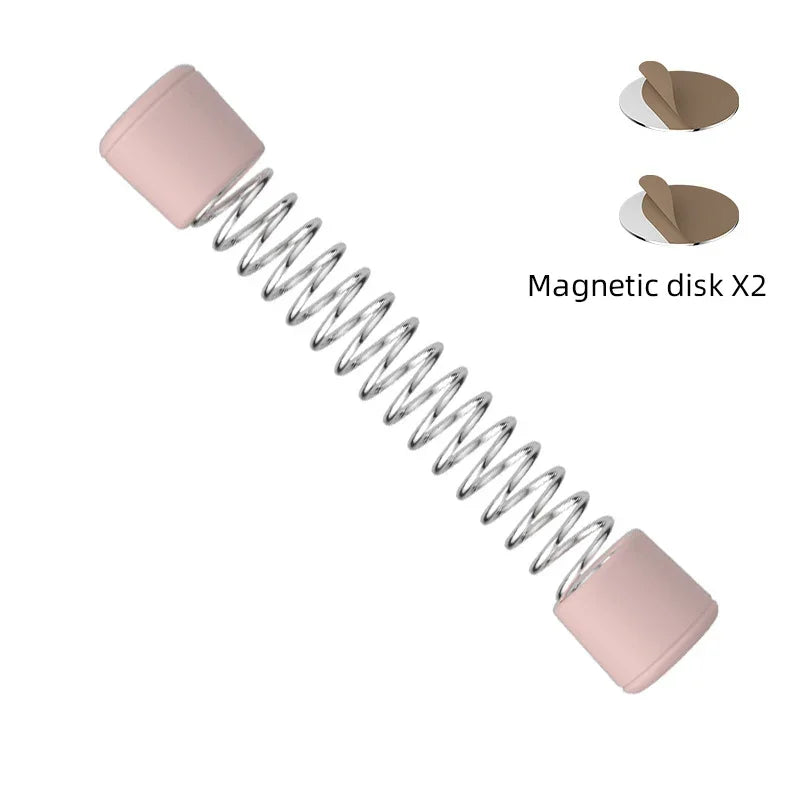 Door Bracket Strong Magnetic Washing Machine Door Bracket Magnet Spring  spring support Washing machine door lock home gadgets