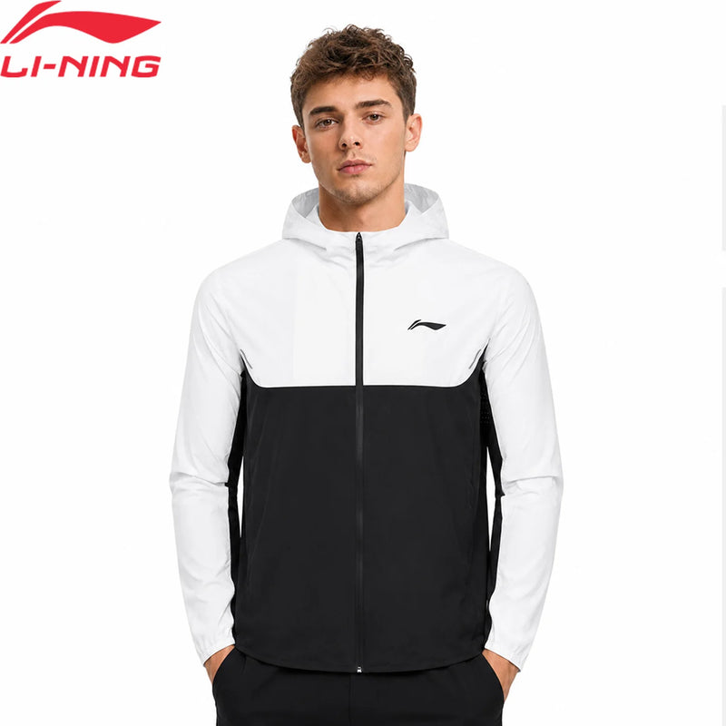 អាវ ខ្យល់ រត់ បុរស Li-Ning LN WIND PROOF 87% Polyamide 13% Elastane ធម្មតា LiNing អាវ កីឡា អាជីព AFDW453