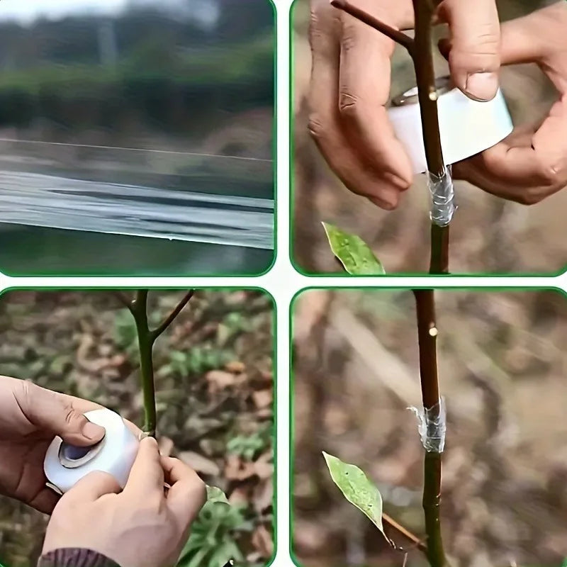 1pc PE Tape Adhesive Fruit Tree Grafting Tape,Stretchable & Self-Adhesive Film for Plant Protection and Wrapping.Tool Gardening