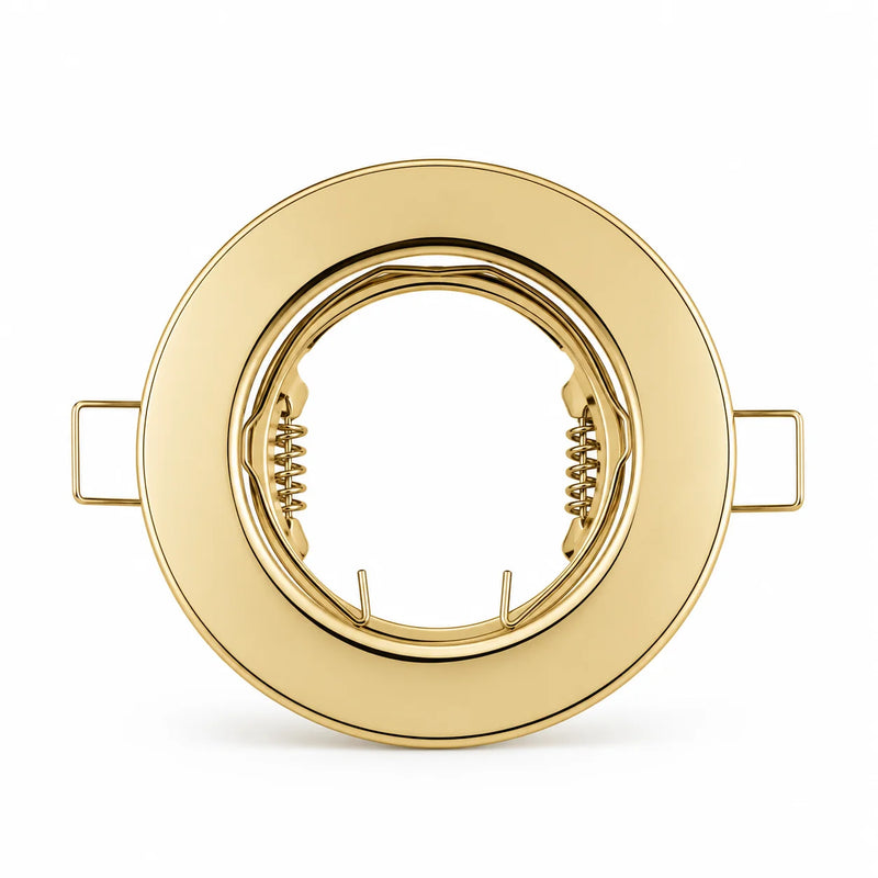 JOYINLED Gold Recessed Downlight Frame Trim Ring 1/2/10PCS GU10 MR16 Spotlight Holder Fitting 60mm Cut Out Ceiling Lamp