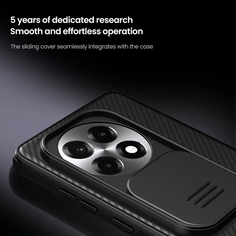 NILLKIN For OnePlus Ace 5 / 5 Pro Case CamShield Pro Sliding Camera Protection TPU Frame PC Back Cover For One Plus 13R Cases