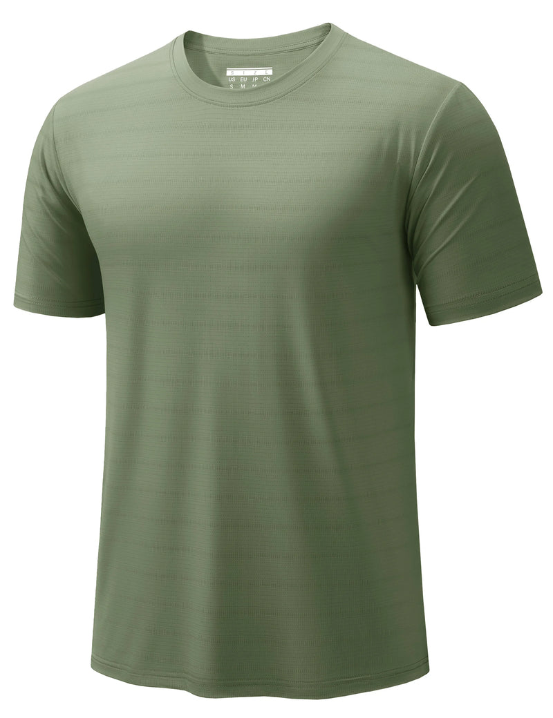 TACVASEN Men's Athletic T-Shirt Quick Dry Breathable Mesh Short Sleeve Tee Moisture Wicking Lightweight Running Workout Gym Top