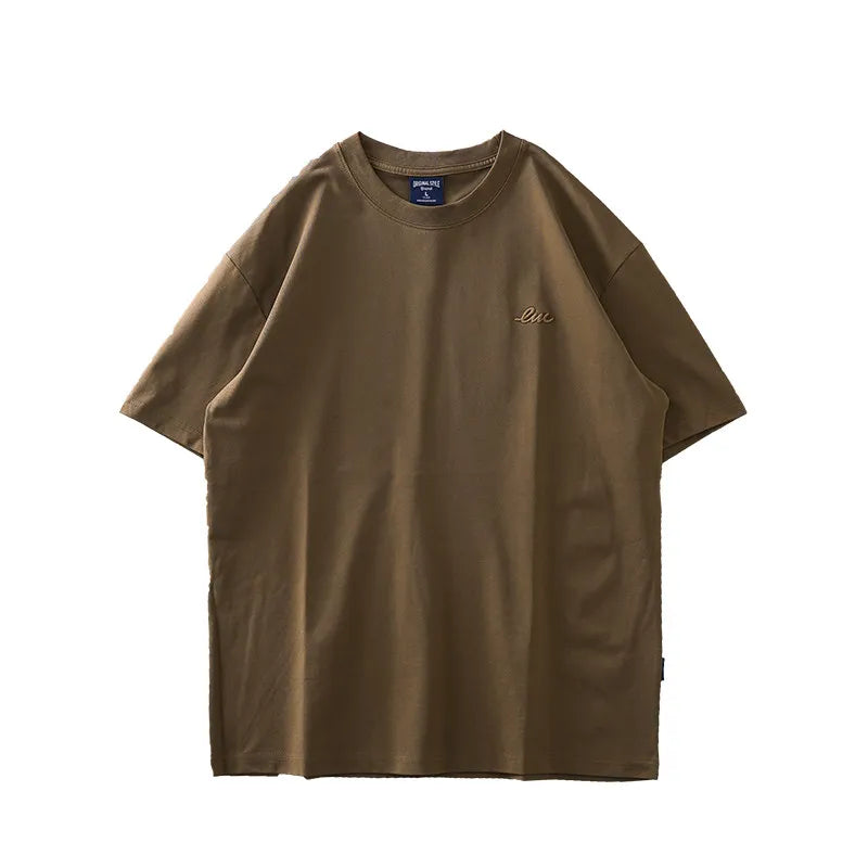 DUKEEN Men's Sorona Cool Touch Quick-Dry T-Shirt - Summer Short Sleeve with Embroidered Lettering and Premium Feel