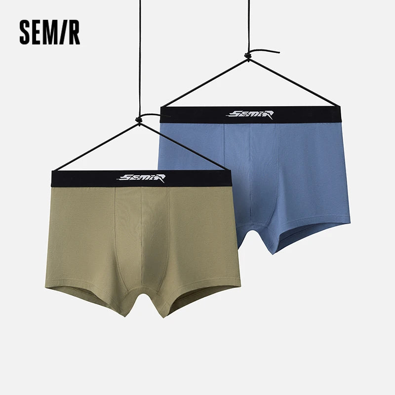 Semir Cotton Briefs Underwear Men 2025 Set 3Pieces Soft Comfortable Elastic Stretch Classic Daily
