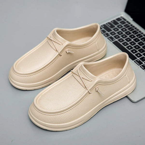 Hotel Chef Shoes Four Season Soft Sole Anti-Skid Oil-Proof Men Plus Size Kitchen Work Shoes Garden Shoes Labor Shoe Fishing Shoe