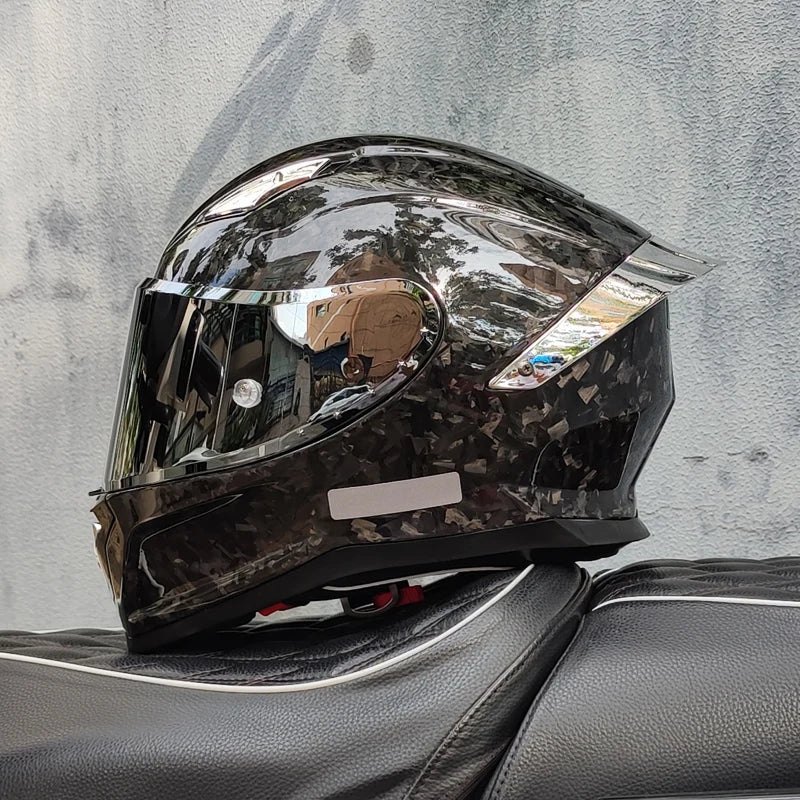 Casco De Motocross Helmet Casco Patinete Electrico Mainland China Helmets Unisex Full Face Dot Carbonfiber