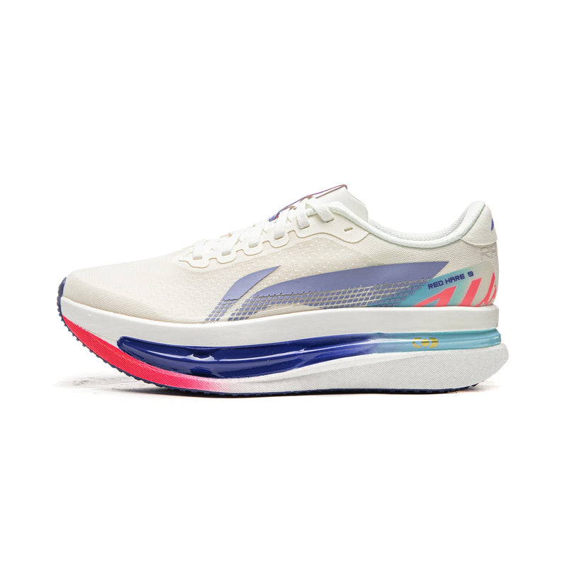 ស្បែកជើងរត់ប្រណាំង Li-Ning សម្រាប់នារី RED HARE 9 ULTRA Racing SUPER BOOM Cushion BOOM FIBER ខ្យល់ចេញចូលបាន ស្បែកជើងហ្វឹកហាត់ LiNing ARPW008