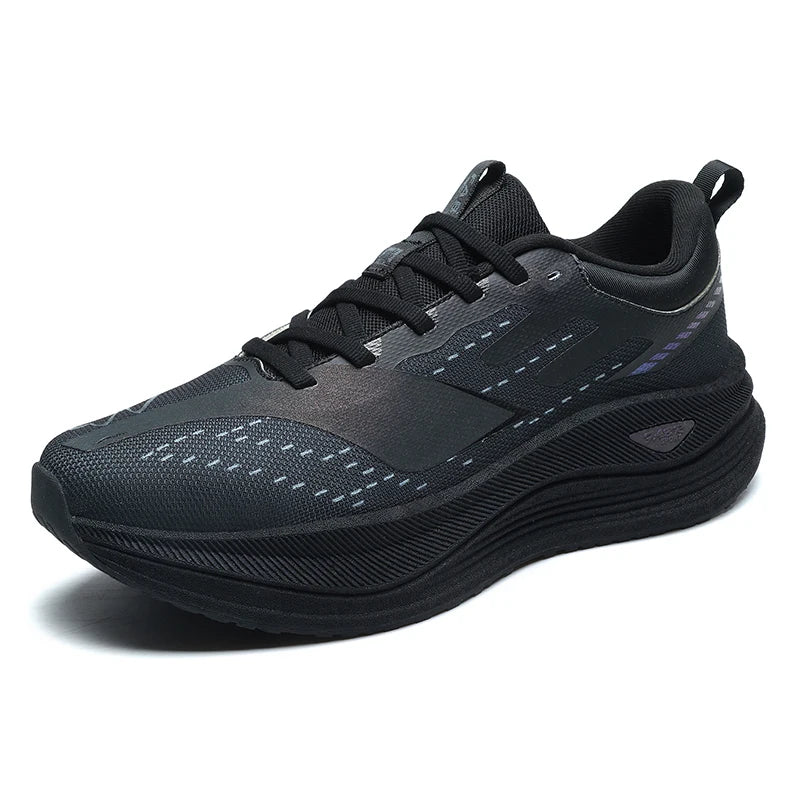 Men's sneakers four seasons breathable high elastic running racing training shoes students casual lightweight speed sports shoes