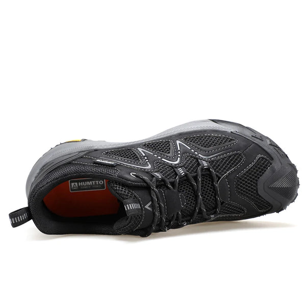HUMTTO Breathable Trekking Boots Luxury Designer Men's Sneakers Anti-slip Sports Hiking Shoes for Men Man Summer Outdoor Sneaker