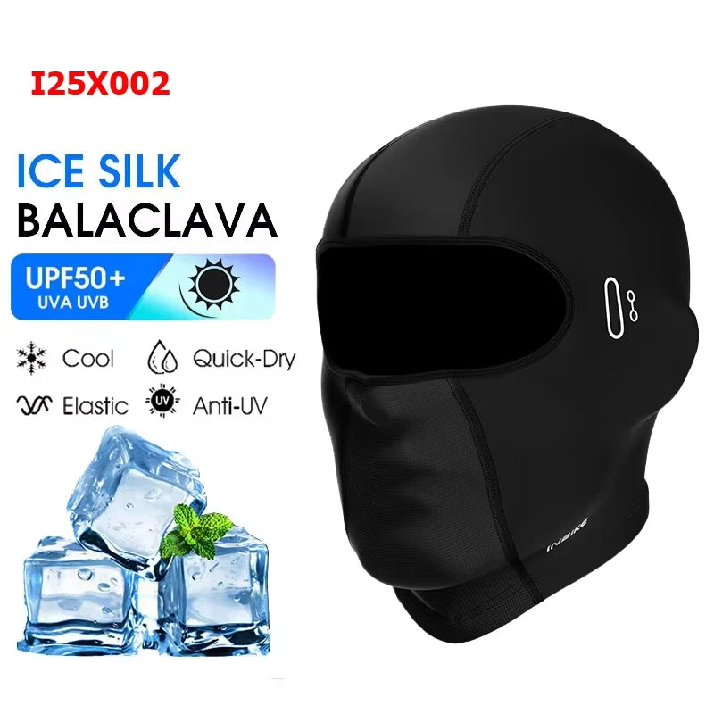 INBIKE Cycling Face Mask for Men Summer Sun Balaclava Breathable Neck Gaiter for Cycling Fishing Outdoor Sport Mask Accessories