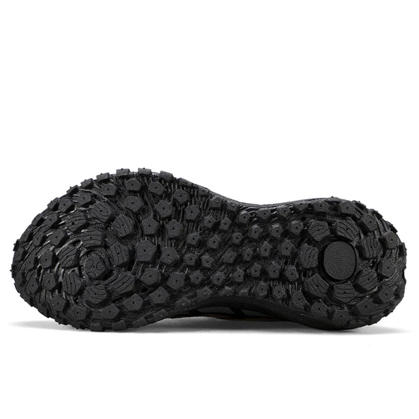 HUMTTO Breathable Non-slip Hiking Shoes for Men Outdoor Sports Shoes Leather Shock-absorbing Walking Sneakers Man Trekking Boots