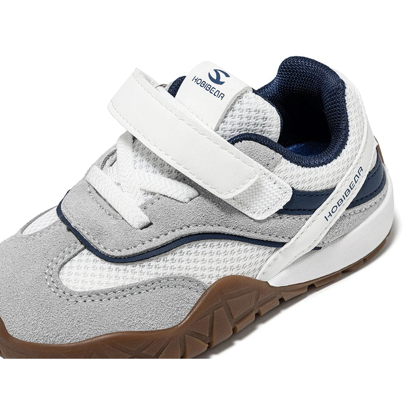 HOBIBEAR Toddler Wide Toe Box Shoes Breathable Lightweight Walking Sneaker Non Slip Hook-Loop Running Shoes for Boys Girls Kids