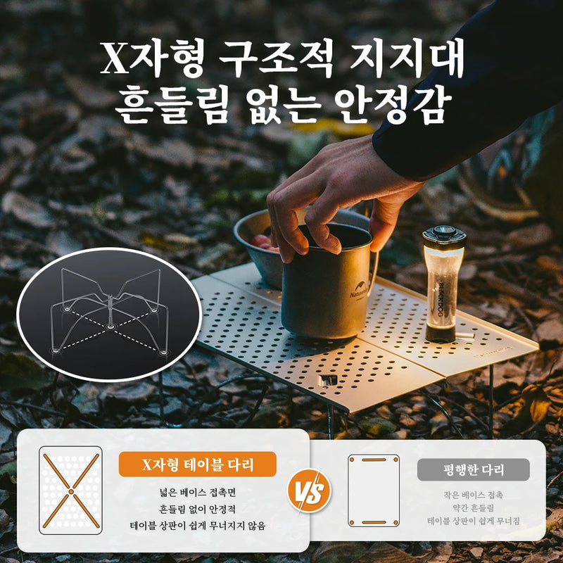 Naturehike Portable Folding Coffee Table Outdoor Ultralight Mini Easy Build Camping Table Picnic Hiking Outdoor Tableware