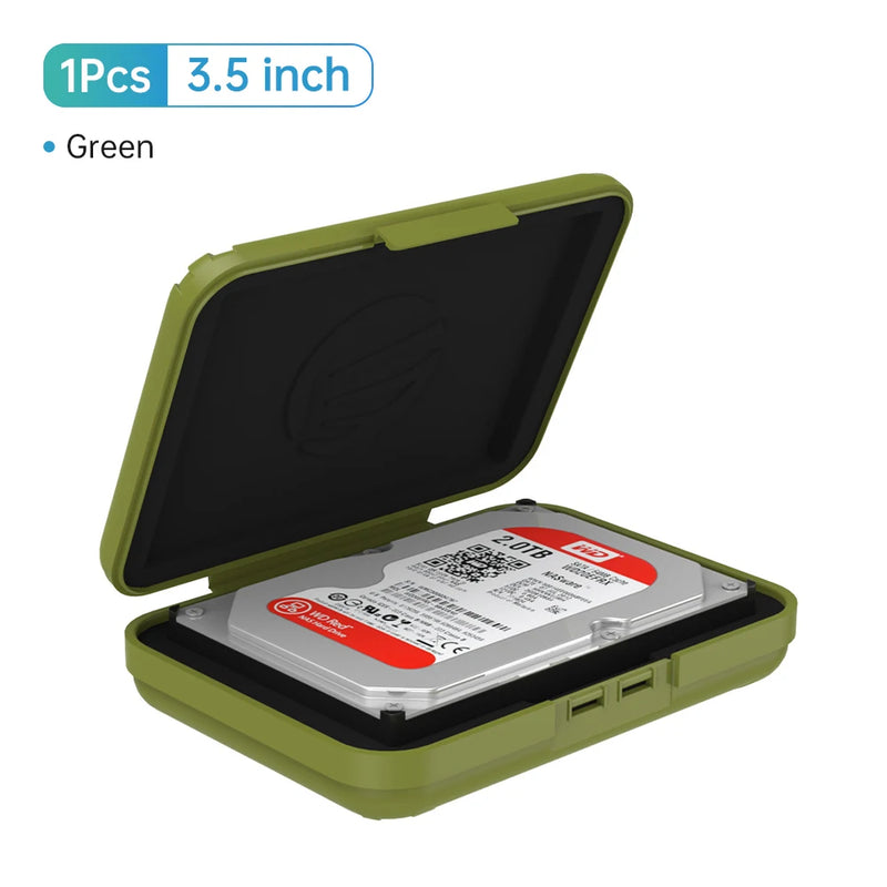 ORICO 3.5 Inch Hard Drive Bags & Case HDD Protective Moisture-proof Storage Box for HDD