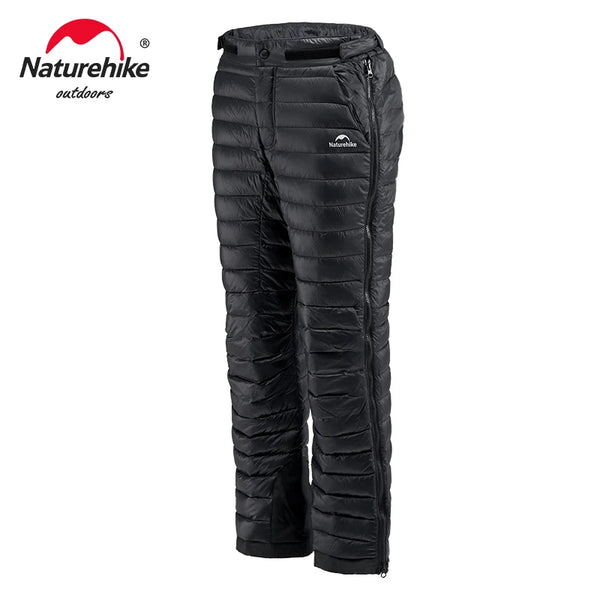 ខោ Naturehike 90% រោមទា 700FP Yushang មានខ្សែរ៉ូតពីរចំហៀង ខោការពារកម្ដៅថ្ងៃ ការពារទឹក ការពារខ្យល់ ខោក្រៅផ្ទះរដូវរងា