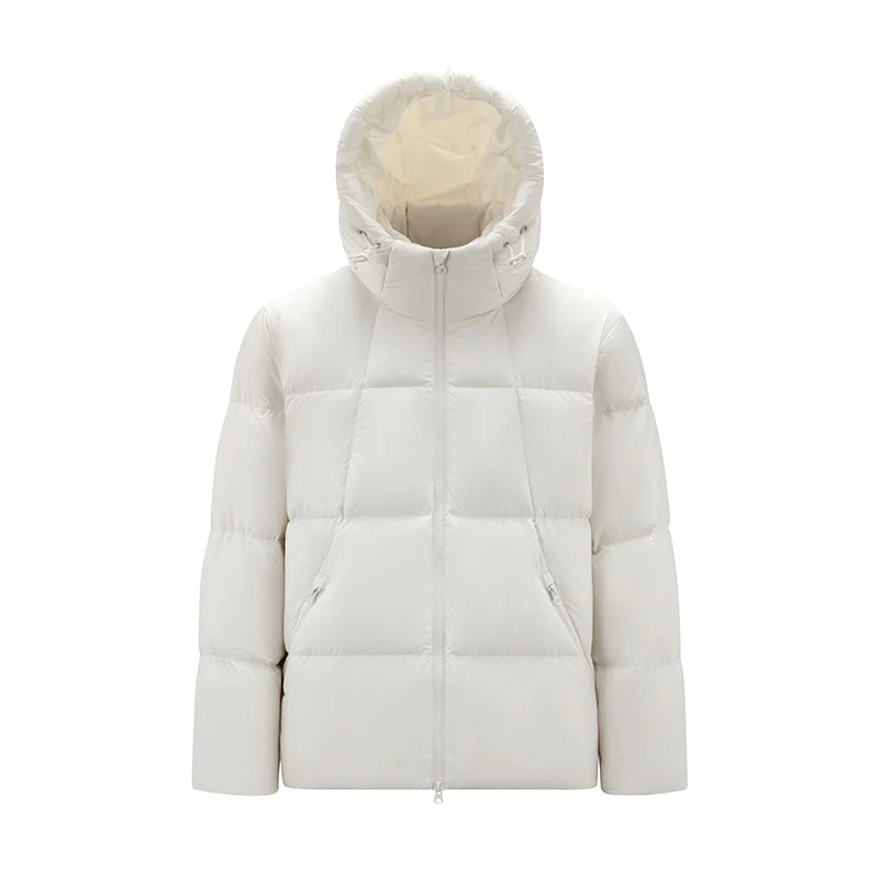 Semir Unisex Down Jacket 90 Percent Down Fill Hooded Thermal Warmth Puffer Water Repellent 2026 New Winter Daily Wear