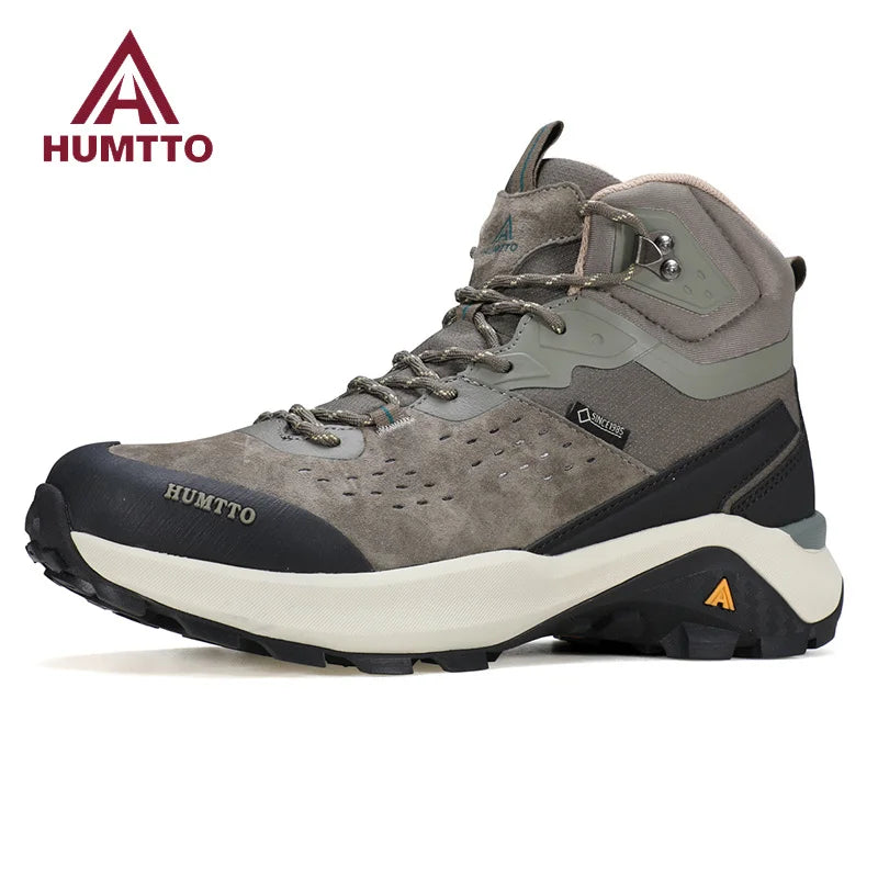 HUMTTO Men Hiking Boots Breathable Sneakers for Man Non-slip Outdoors Walking Designers Men's Sports Shoe Winter Trekking Shoes