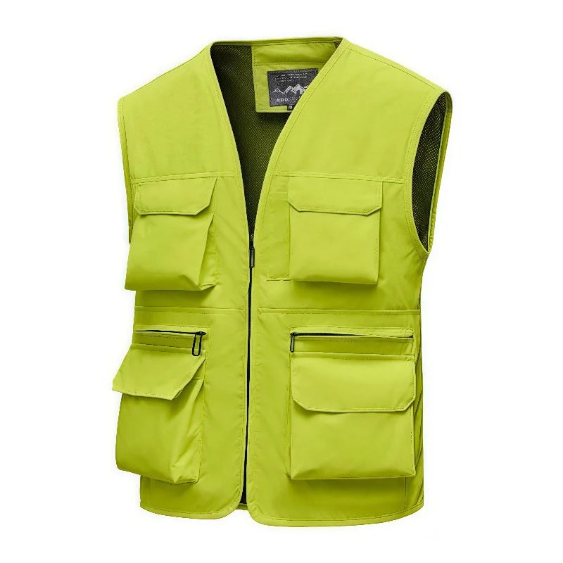 12 Fashion Colors Summer Men's Outdoor New Multi-Pocket Quick Dry Fishing Thin Mountain Photographer Customized Logo
