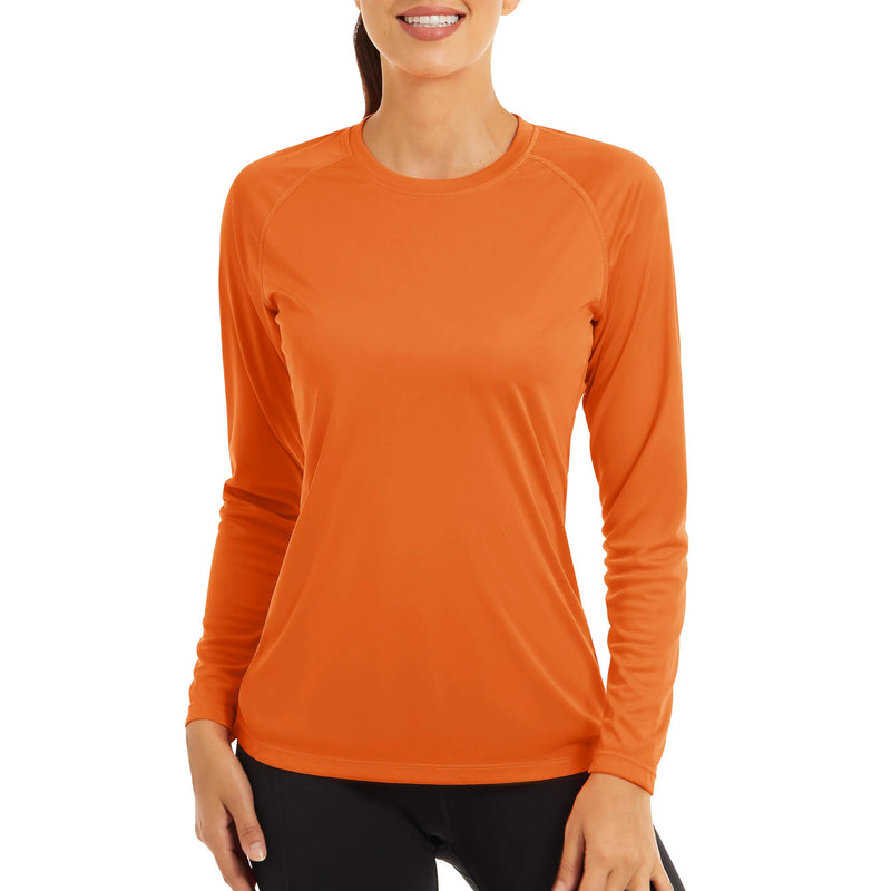 TACVASEN UPF 50+ Sun/Skin Protection Quick Dry T-Shirts Womens Long Sleeve Outdoor Performance Tee Shirts Summer Casual Tops