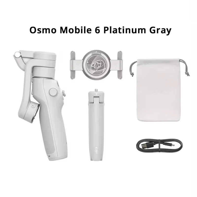 DJI Osmo Mobile 6 DJI OM 6 3-Axis Stabilization Portable and Foldable Launch Easy Tutorials and One-Tap Editing DJI OM6 Original