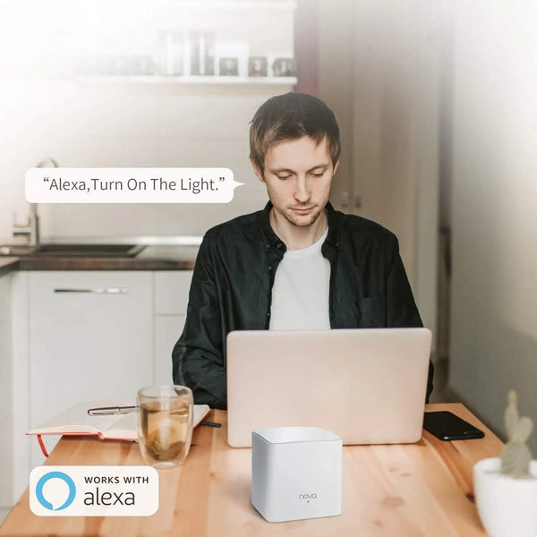 រ៉ោតទ័រវ៉ាយហ្វាយ Tenda Mesh AC1200 2.4&5Ghz MW5G 1200mbps រ៉ោតទ័រ Nova Mesh រហូតដល់ 6000 ហ្វីតការ៉េ រ៉ោតទ័រ Tenda ជំនាន់សកល Gigabit Mesh