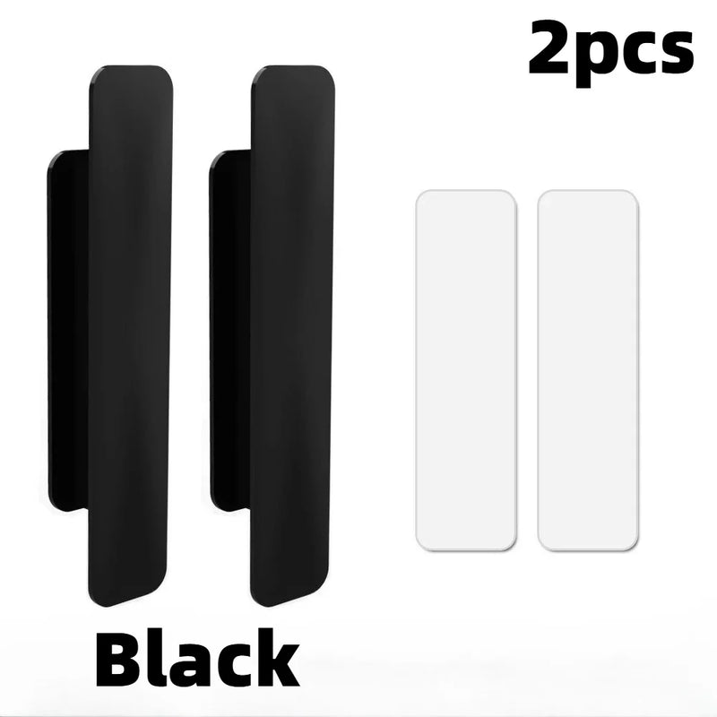 2pcs Non-punching Self-Adhesive Door Handle Without Punching, Multi-Purpose Handle, Paste Cabinet Handle, Door Handles.